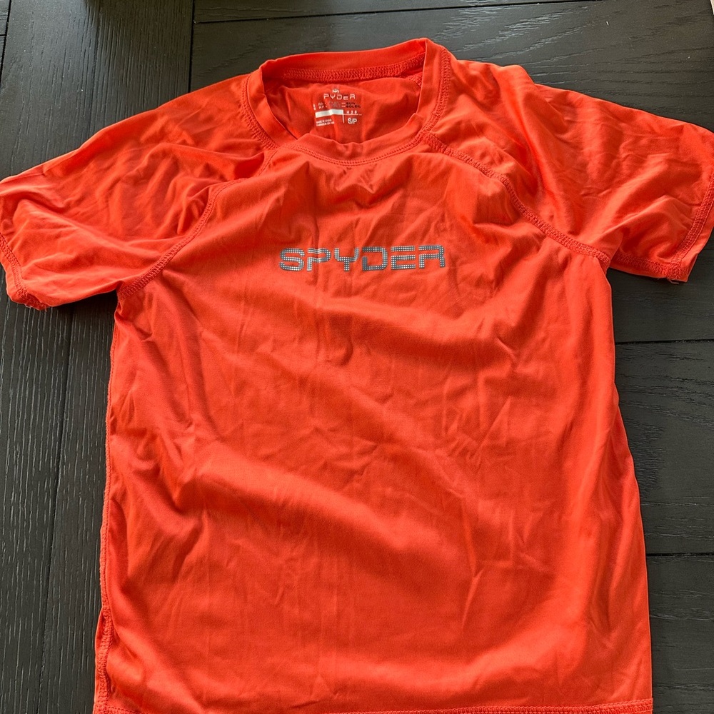 Spyder Bright Red Activewear Top